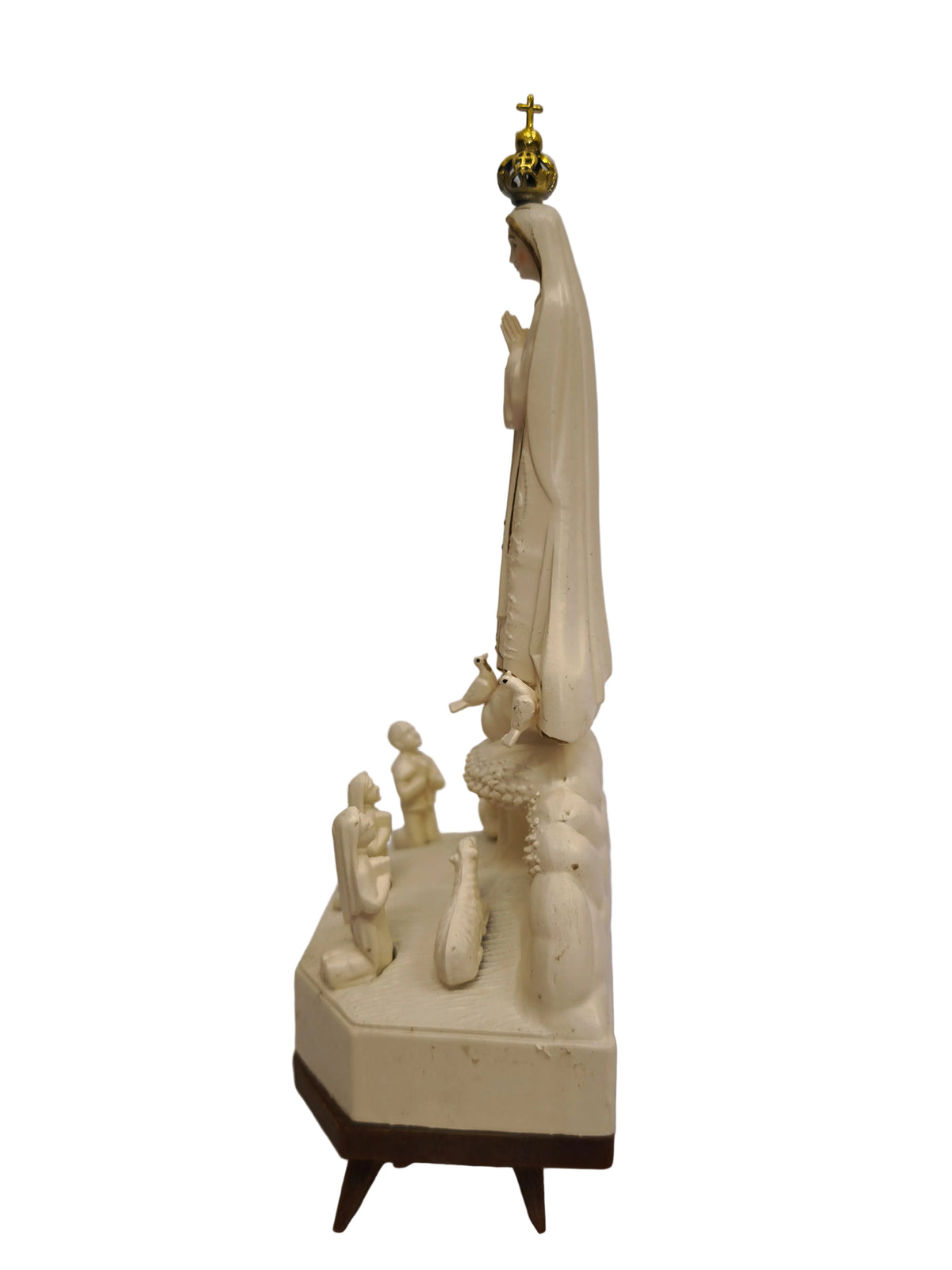 Aparição de Nossa Senhora de Fátima | Poliestireno Reciclado | 17 cm
