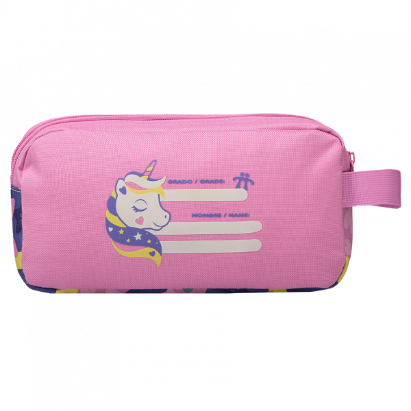 Kit Unicornio Peluche + Estuche Doble TOTTO | Regalo Infantil | Disponible en 2 colores