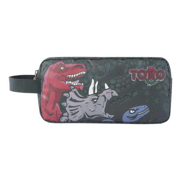 Kit Dinosaurio Aventurero | Peluche Gigante + Estuche Doble TOTTO | Peluche disponible en 3 modelos