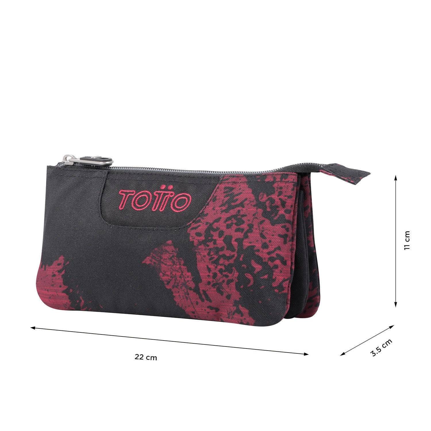 Kit Escolar RED CHALK | Estuche TOTTO, Cuaderno A5, Bloc A5, Lápices de Colores Giotto y Material de Escritura