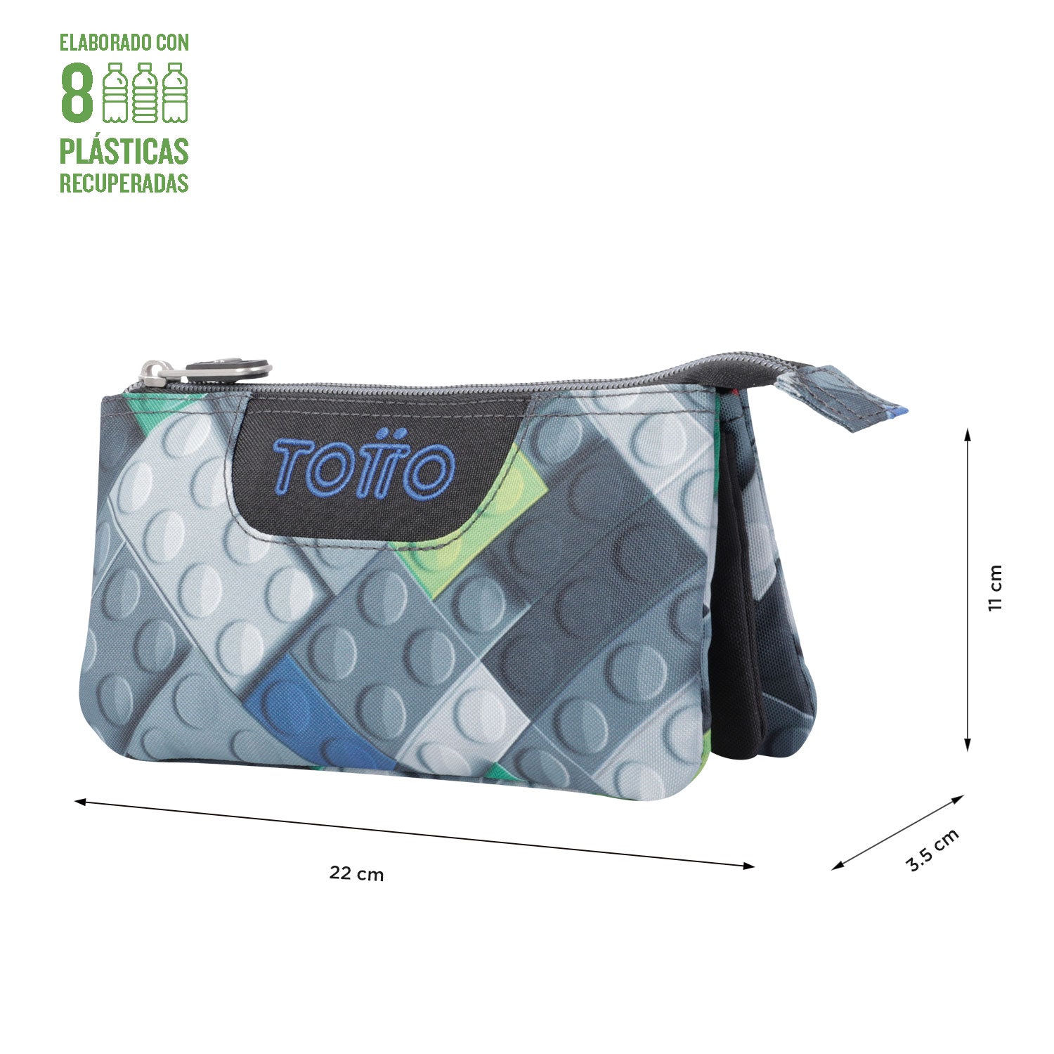 Kit Material Escolar Completo | 35Eur | Estojo TOTTO - Vários Padrões Disponíveis
