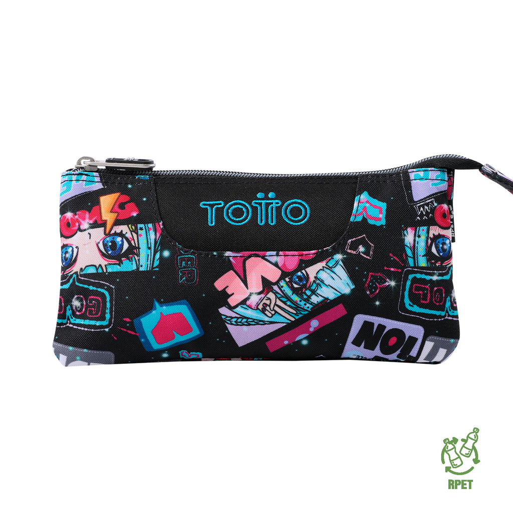 Estuche Triple Tablero 6C cremalleras