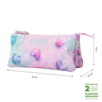 Kit Escolar SHINY HEARTS | Estuche TOTTO, Cuaderno A5, Bloque A5, Lápices de Colores Giotto y Material de Escritura