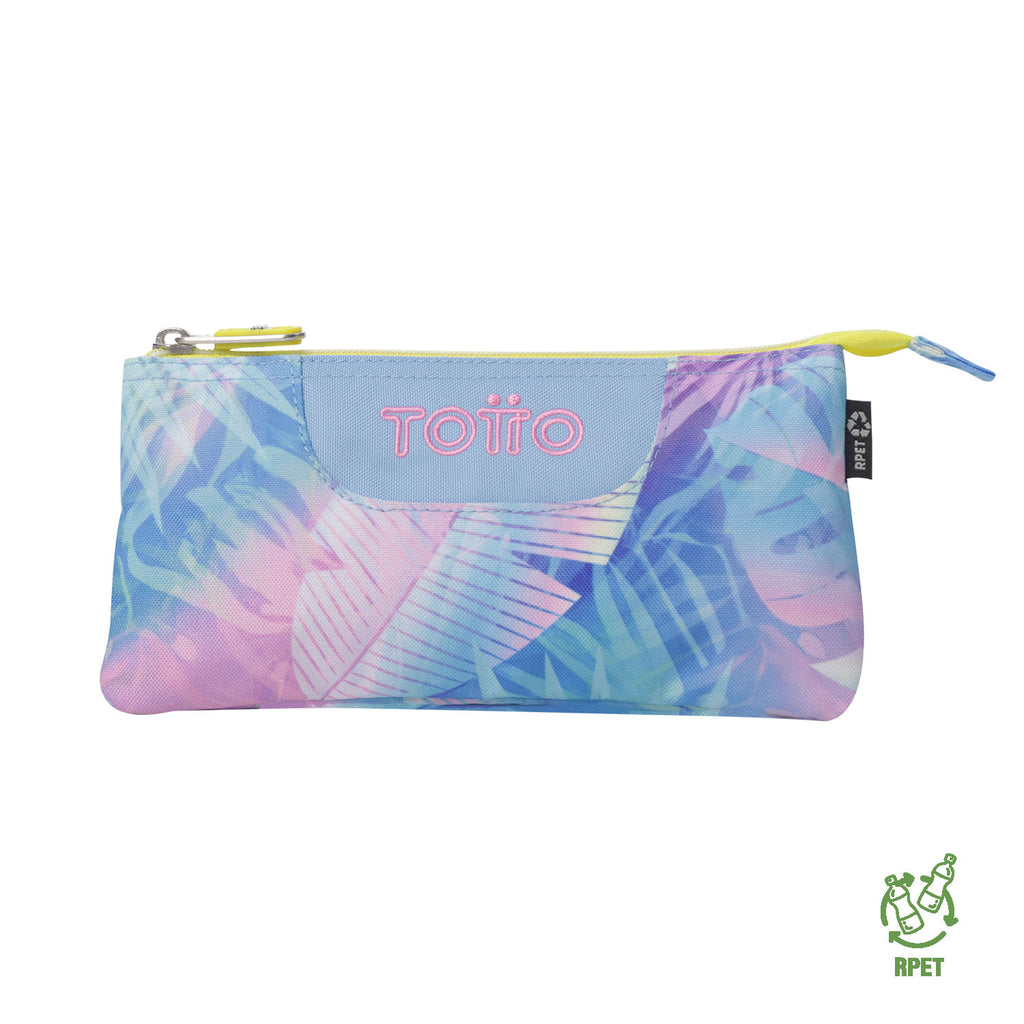 Conjunto Escolar TOTTO Mochila Rayol + Estojo Triplo Tablero 0FB