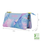 Conjunto Escolar TOTTO Mochila Rayol + Estojo Triplo Tablero 0FB