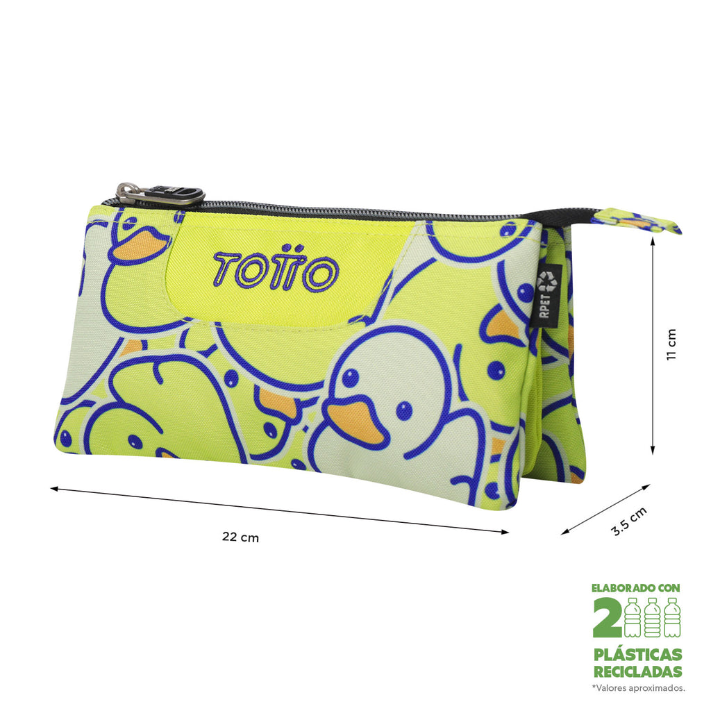 School Set TOTTO Rayol Backpack + Tablero Triple Pencil Case 0FB