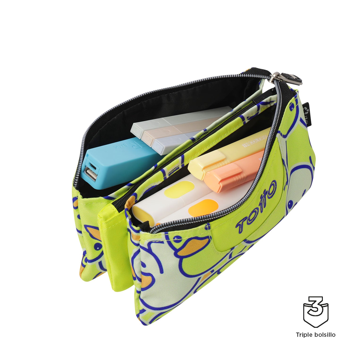 School Set TOTTO Rayol Backpack + Tablero Triple Pencil Case 0FB