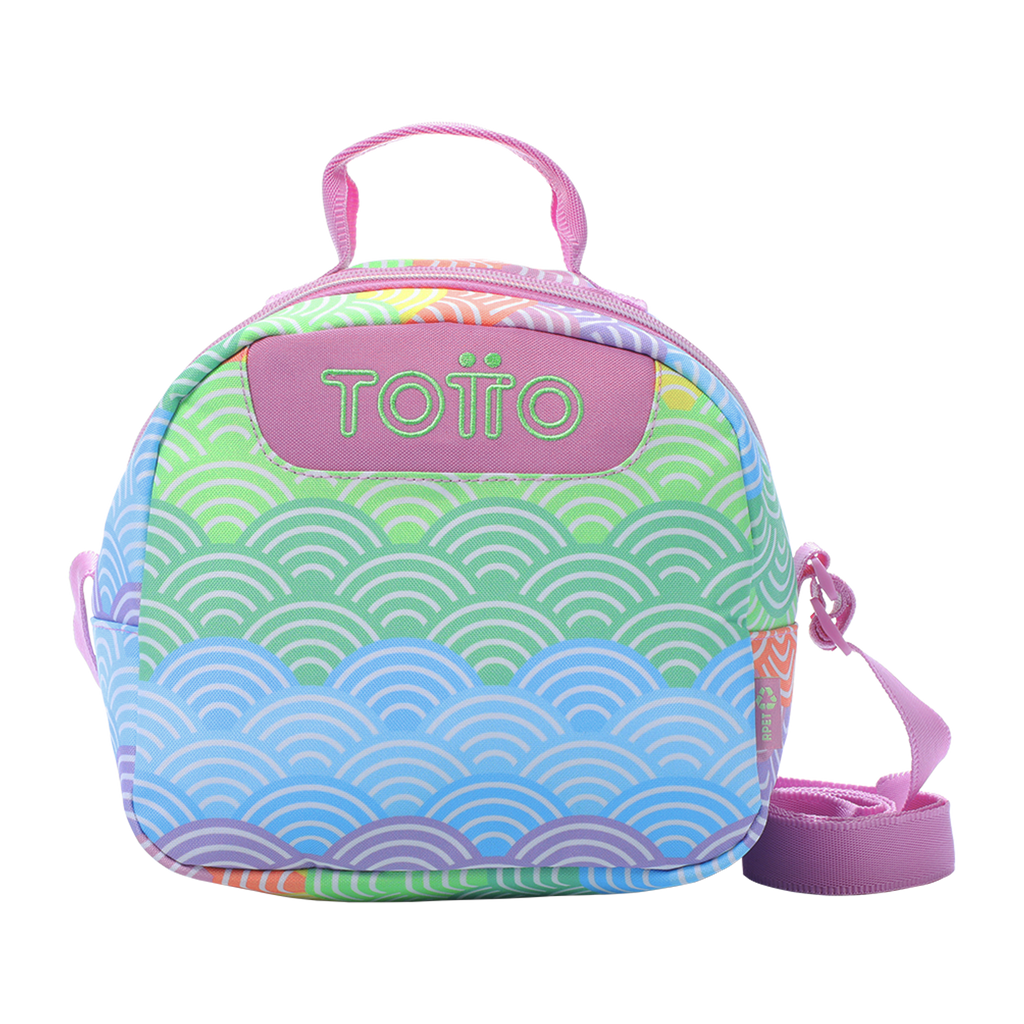 Conjunto Escolar TOTTO - Trolley Renglones 5DX + Lonchera Borrador 5DX + Estuche Sobre M1S