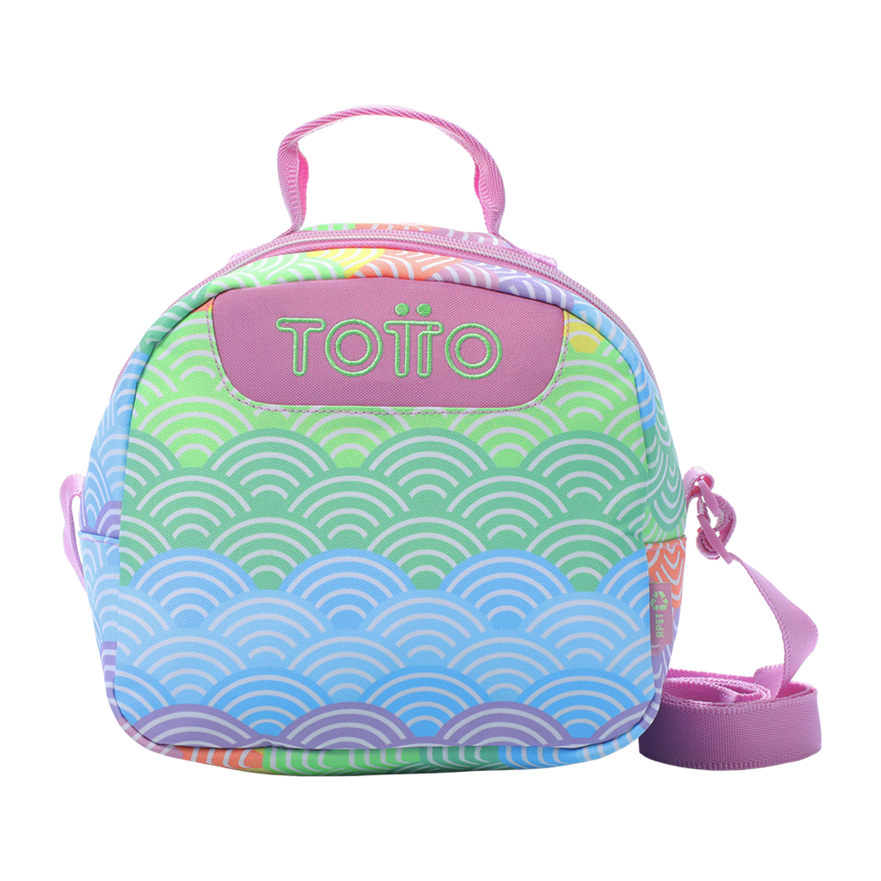 Conjunto Escolar TOTTO - Trolley Renglones 5DX + Lonchera Borrador 5DX + Estuche Sobre M1S