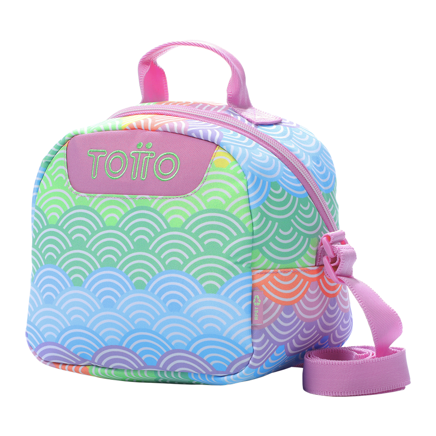 Conjunto Escolar TOTTO - Trolley Renglones 5DX + Lonchera Borrador 5DX + Estuche Sobre M1S