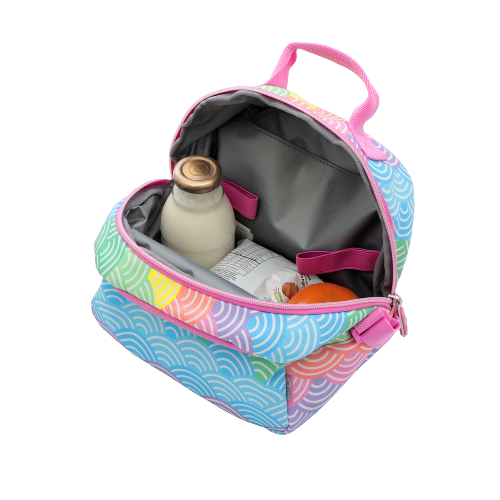 Conjunto Escolar TOTTO - Trolley Renglones 5DX + Lonchera Borrador 5DX + Estuche Sobre M1S