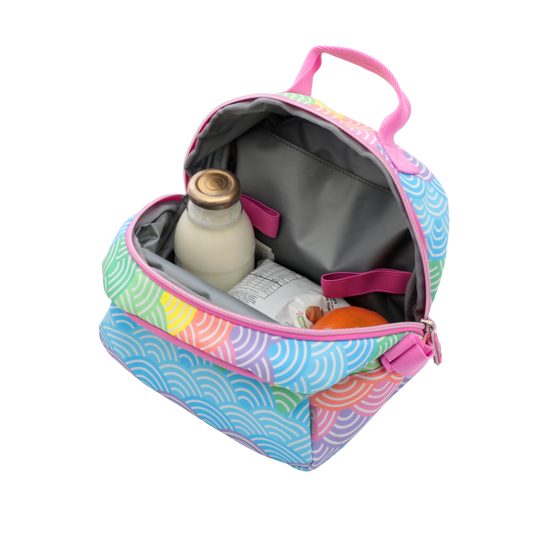 Conjunto Escolar TOTTO - Trolley Renglones 5DX + Lonchera Borrador 5DX + Estuche Sobre M1S