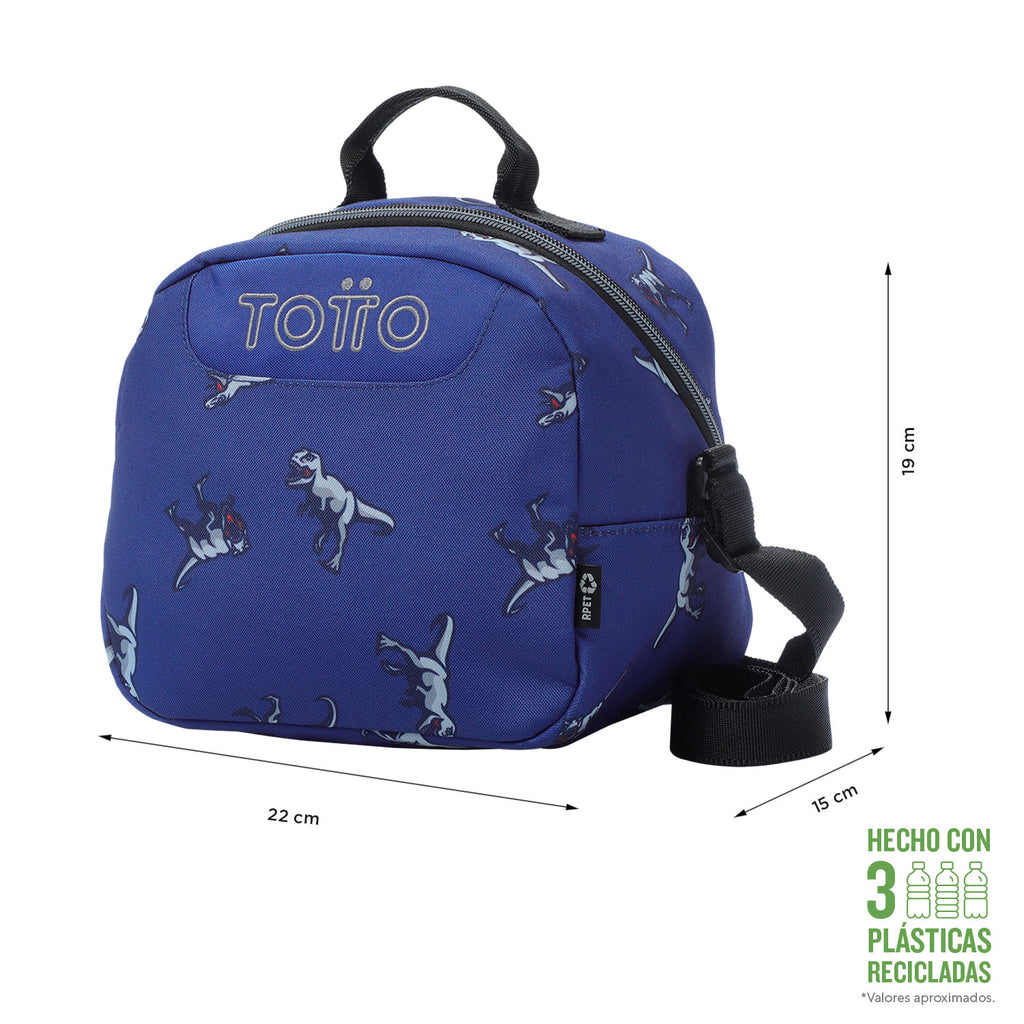 Set Escolar TOTTO - Mochila Rayol + Lonchera Borrabor + Estuche Tablero 9JB