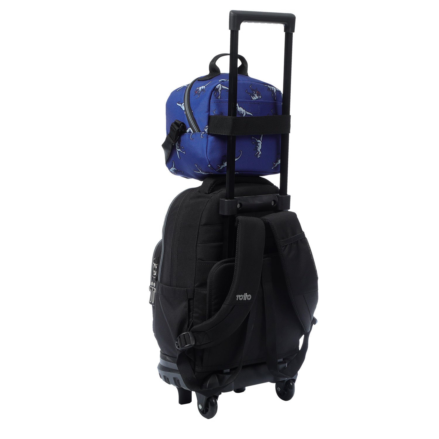 Set Escolar TOTTO - Mochila Rayol + Lonchera Borrabor + Estuche Tablero 9JB
