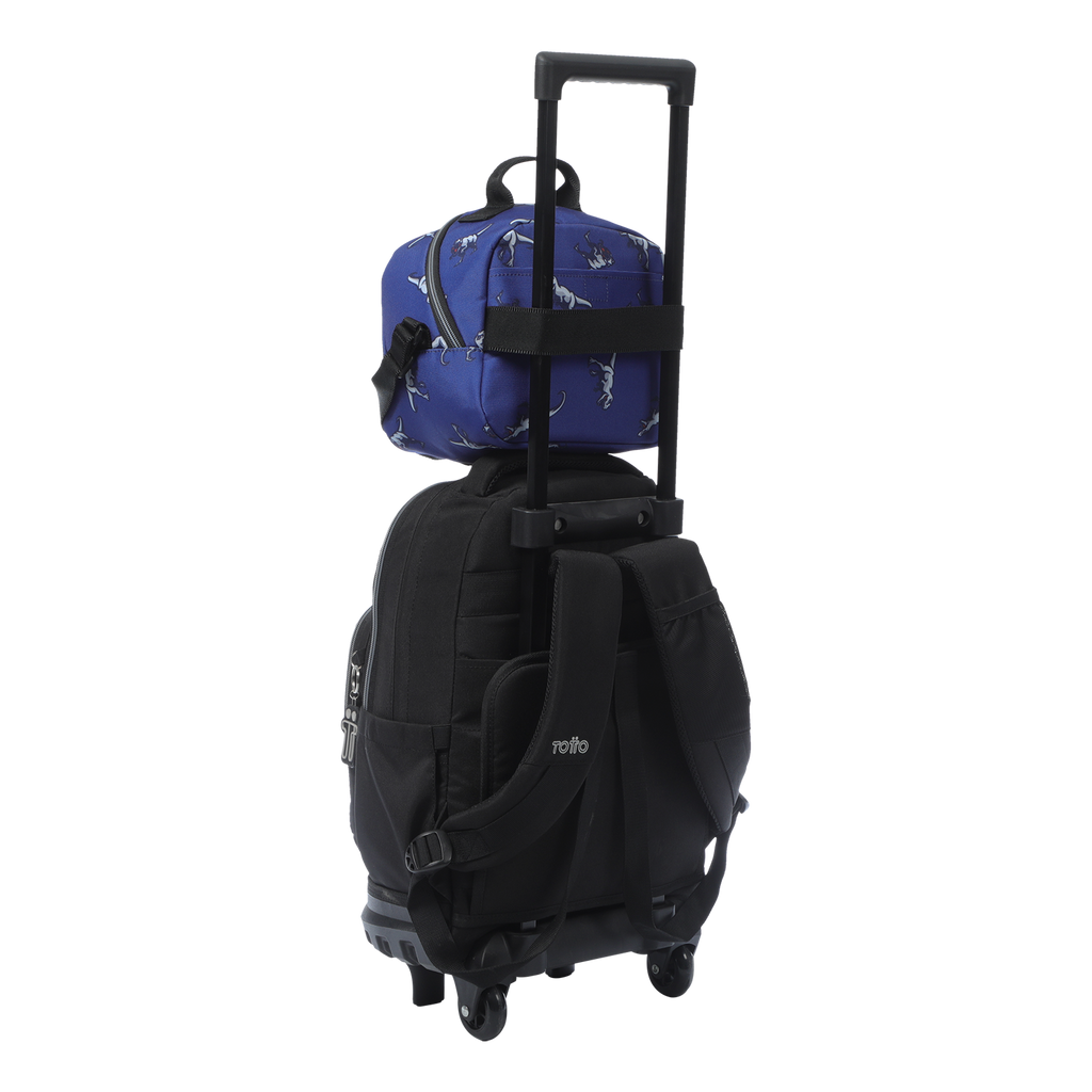 Conjunto Escolar TOTTO - Trolley Renglones + Lonchera Borrador + Estuche Tablero 9JB