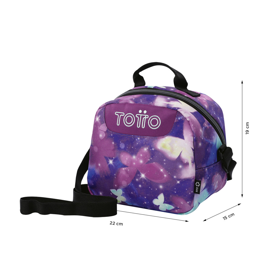 Set Escolar TOTTO - Mochila Rayol + Lonchera Borrador + Estuche Tablero 5Q6