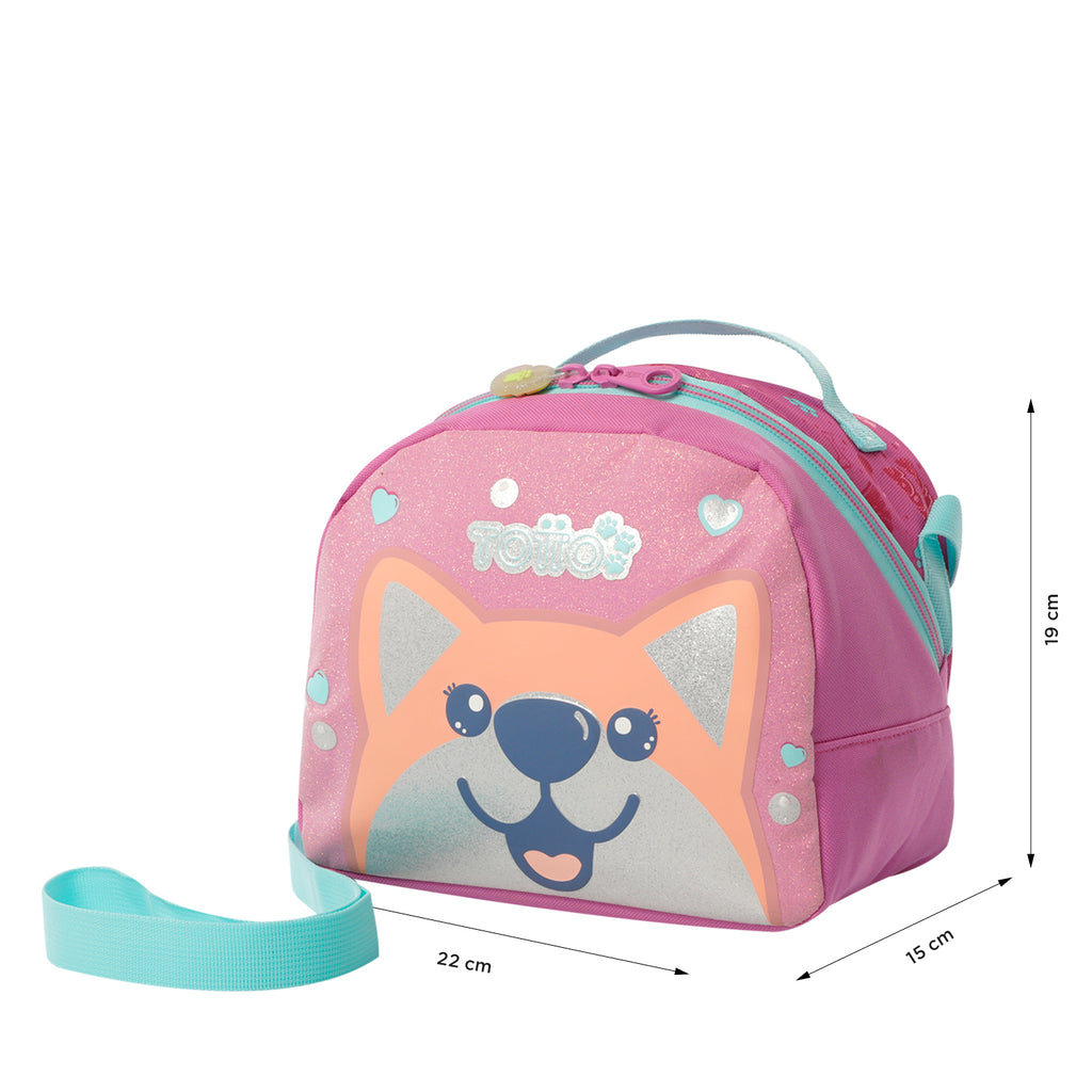 Set Mochila M 6 a 7 años+Bolsa de almuerzo+Estuche DOGGY LOVE 1K6
