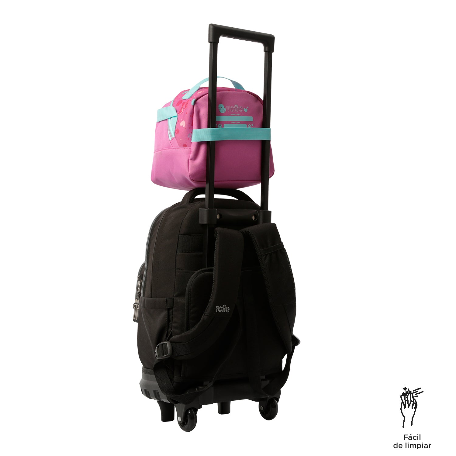 Set Mochila M 6 a 7 años+Bolsa de almuerzo+Estuche DOGGY LOVE 1K6