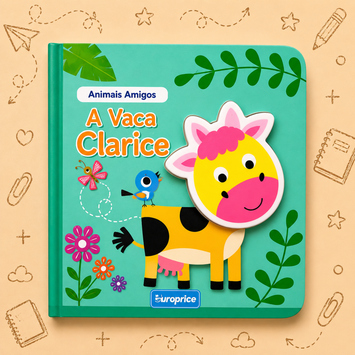Kit Criativo Hábitos de Leitura - Contos "Animais Amigos" | Guia prático para o adulto acompanhar | Estojo TOTTO | Acessórios para desenho e escrita