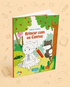 Kit Creativo Hábitos de Lectura - "Jugar con los Cuentos - Ejercicios | Laberintos | Punto a Punto | Puzles" - Con guía práctica para que el adulto acompañe + Estuche TOTTO, Cuaderno A5, Bloc A5, Lápices de Colores Giotto y Material de Escritura.