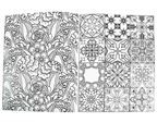 Kit Creativo "Calm and Peace – Colouring Azulejos" + Estuche TOTTO | Bloc de Dibujo | Lápices de Colores FABER-CASTELL | Accesorios para dibujar