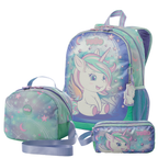 Set Mochila M 6 a 7 años+Fiambrera+Estuche MAGIC DREAMS 6DJ