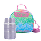 Conjunto Lancheira Borrador 5DX + Garrafa Protte Lilás | TOTTO