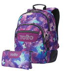 School Set TOTTO Rayol Backpack + Tablero Triple Pencil Case 0FB