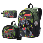 Conjunto Mochila M 6 a 7 anos+Lancheira+Estojo ARGON 5D7