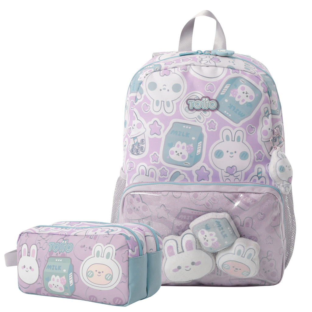 Kawi Kids' Backpack Set + 4QX Pencil Case | Ages 6 and 7 | TOTTO