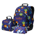 Set Escolar TOTTO - Mochila Rayol + Lonchera Borrador + Estuche Tablero 8FK