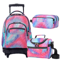 Set Escolar TOTTO - Trolley Renglones + Lonchera Pizarra + Estuche Agapec 9IZ