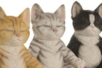 Set Decorativo - Gato Zen en Meditación | con Vela Relajante | Disponible en 3 modelos