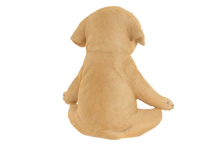 Conjunto Decorativo - Perro Zen en Meditación | con Vela Relajante