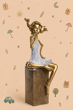 Escultura decorativa "Pippi Calzaslargas" – Símbolo de fuerza, libertad e imaginación | Disponible en 3 colores