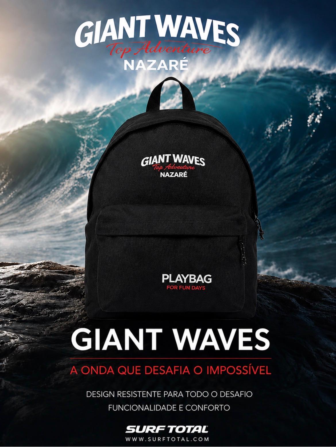 Mochila Giant Waves Top Adventure Nazaré | Surf