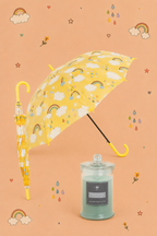 Kit Rainbow - Protección, Luz y Buenas Energías | Paraguas con Arcoíris y Vela Perfumada | Disponible en 3 Colores