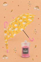 Kit Rainbow - Protección, Luz y Buenas Energías | Paraguas con Arcoíris y Vela Perfumada | Disponible en 3 Colores