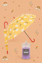Kit Rainbow - Protección, Luz y Buenas Energías | Paraguas con Arcoíris y Vela Perfumada | Disponible en 3 Colores