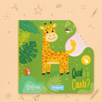 Kit Creativo Hábitos de Lectura - Cuentos "¿Cuál es la Cola? - Perros | Gatos | Granja | Selva" - Con guía práctica para el adulto que acompaña + Estuche TOTTO, Cuaderno A5, Bloque A5, Lápices de Colores Giotto y Material de Escritura.