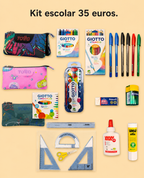 Complete School Supplies Kit | 35Eur | TOTTO Pencil Case - Various Patterns Available