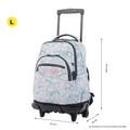 Trolley Escolar TOTTO Renglones | Mochila com Rodas para Portátil 15,4" | Vários Padrões