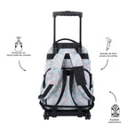 Trolley Escolar TOTTO Renglones | Mochila com Rodas para Portátil 15,4" | Vários Padrões