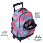 Set Escolar TOTTO - Trolley Renglones + Lonchera Pizarra + Estuche Agapec 9IZ