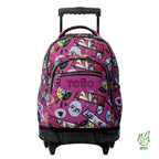 Trolley Escolar TOTTO Renglones | Mochila com Rodas para Portátil 15,4" | Vários Padrões