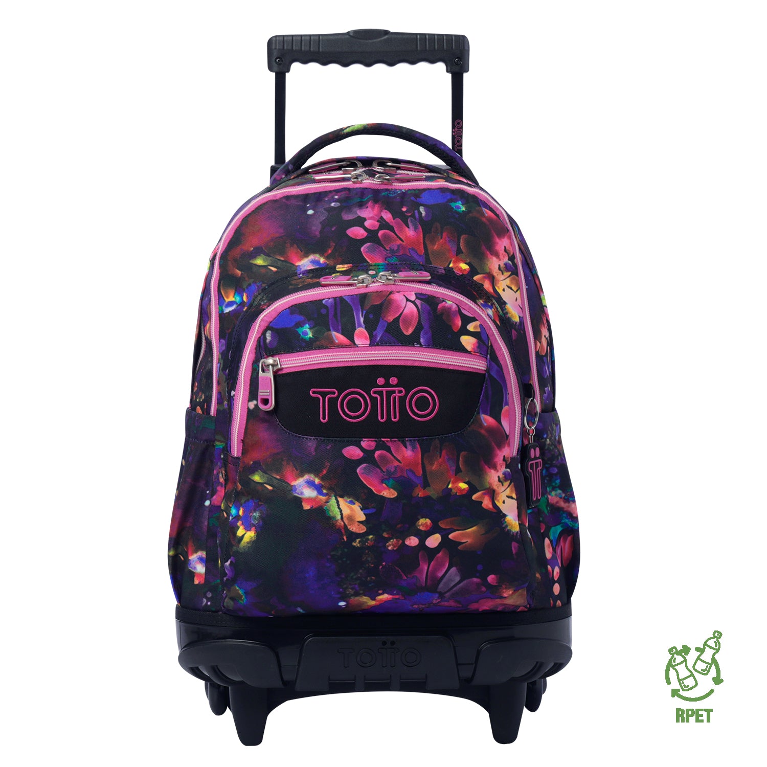 Trolley Escolar TOTTO Renglones | Mochila com Rodas para Portátil 15,4" | Vários Padrões
