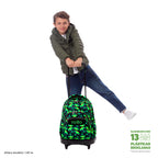 Conjunto Escolar TOTTO - Trolley Renglones + Lonchera Borrador + Estuche Tablero 6DS