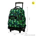 Conjunto Escolar TOTTO - Trolley Renglones + Lonchera Borrador + Estuche Tablero 6DS