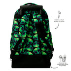 Conjunto Escolar TOTTO - Trolley Renglones + Lonchera Borrador + Estuche Tablero 6DS