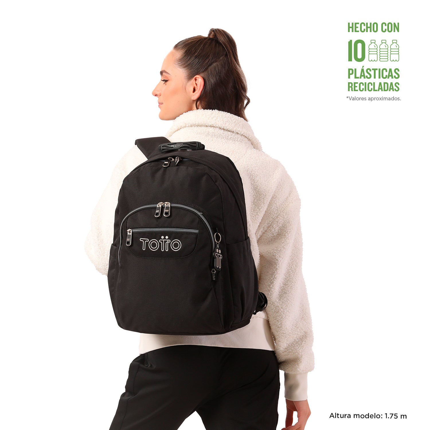 Mochila Escolar 8 a 12 anos Acuarela | TOTTO | Vários Padrões Disponíveis